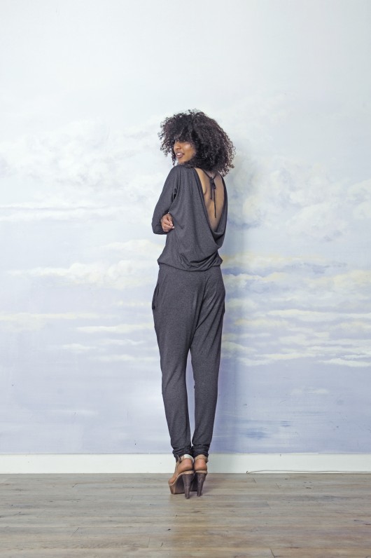 spodnie materiałowe damskie ONE AND ONLY grafit