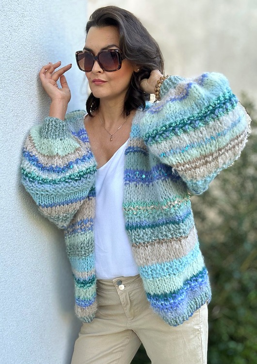 kardigany damskie Kardigan SHE is the ocean