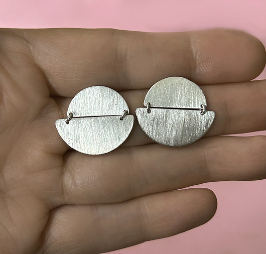 kolczyki srebrne Kolczyki MODERN, srebro 925