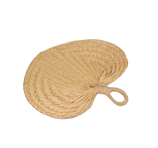 makramy Liść palmowy dekoracja 32x33cm boho wachlarz