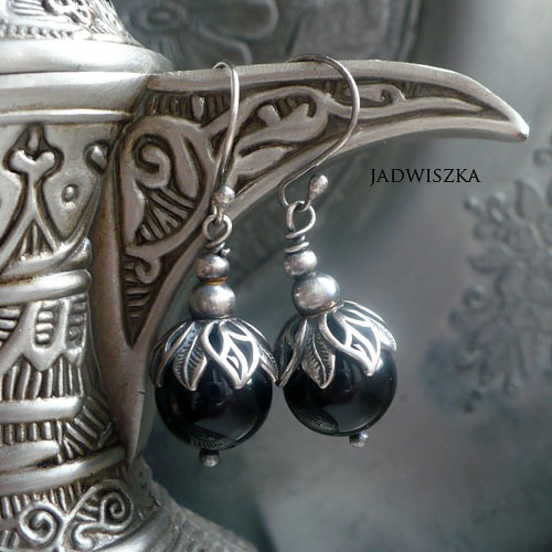 Simple black- kwiaty w srebrze- rezerwacja XXXJadwiszka