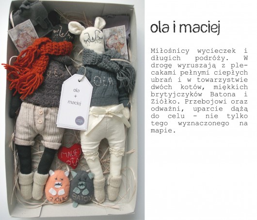 Ola i Maciej -zestaw prezentowy z okazji podróży Pracownia Uroczysko