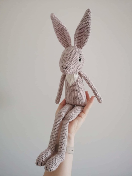 misie i maskotki Królik - handmade (szydełko)