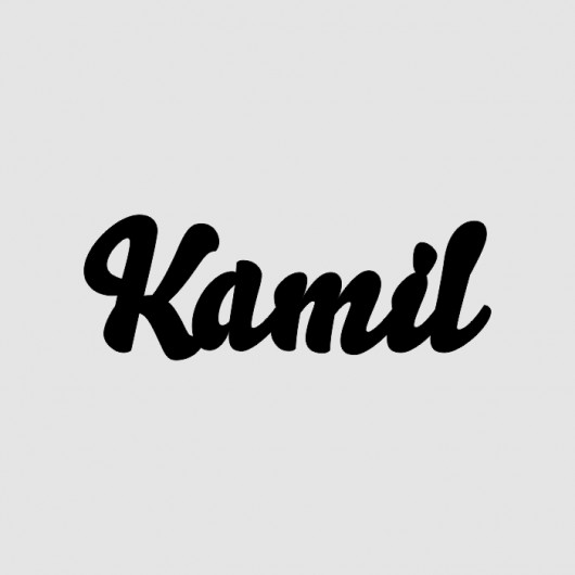Napis na Ścianę 3D KAMIL LOVINA PRINTS