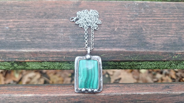 wisiory Malachit - wisiorek