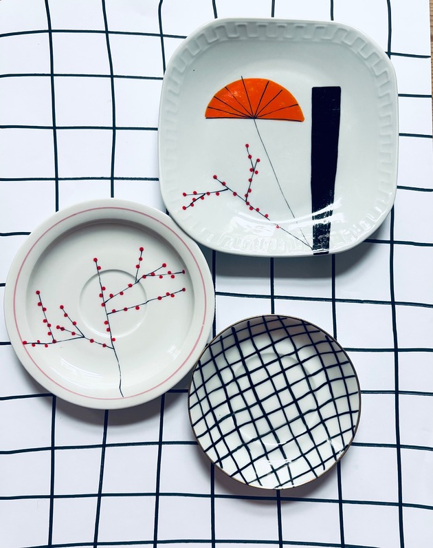 Ozdoby na ścianę Ikebana Trojaki