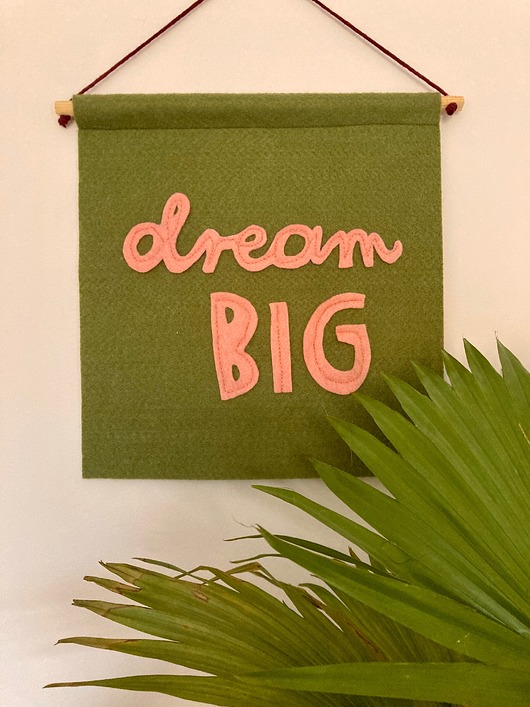 Ozdoby na ścianę Makatka Dream BIG