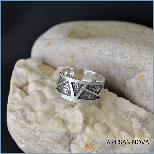 pierścionki srebrne GEOMETRIC SILVER 