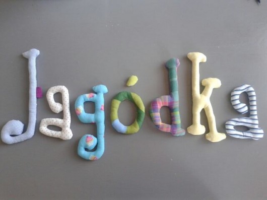 literki imienne na zamówienie JAGÓDKA blague