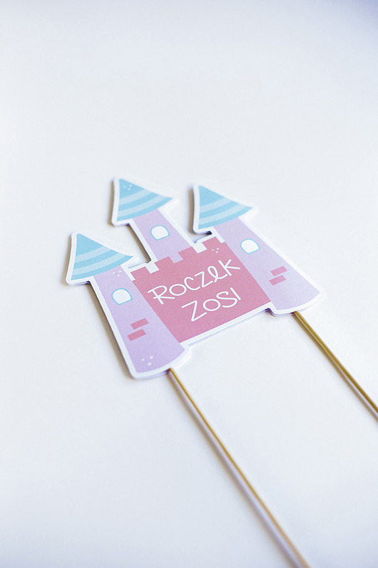 akcesoria dziecięce - różne Topper na tort urodziny KSIĘŻNICZKA