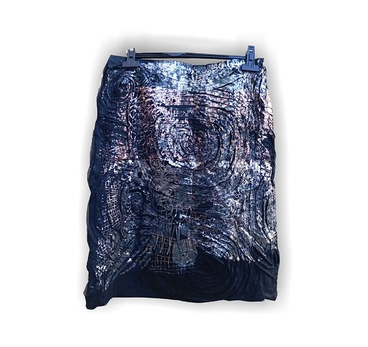 spódnice midi Spódnica biznes upcycling / unikat