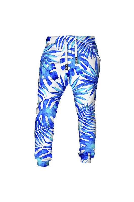 spodnie męskie DR.CROW Spodnie Fullprint Blue Palms