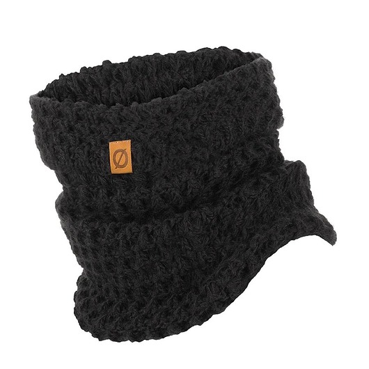 szale damskie Gruby komin damski zimowy brodrene k6 czarny