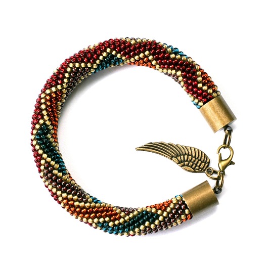 bransoletki ze szkła Bransoletka koralikowa Cesarzowa