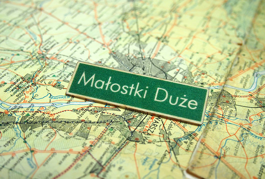 Broszka Miasto Małostki Duże Made in Forest