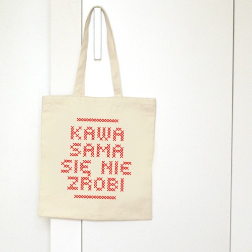 Kawa sama się nie zrobi - torba ONE MUG A DAY