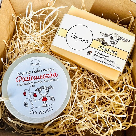 balsamy i masła do ciała Zestaw Poziomeczka