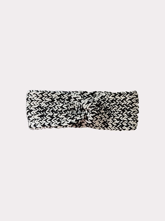 opaski do włosów Wełniana opaska twist na głowę 100%  merino