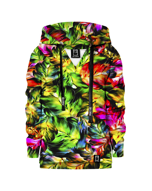 bluzy dla dziewczynki Bluza Dziewczynka DR.CROW Jungle Leaves