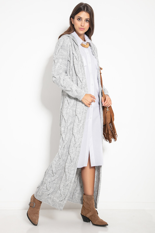kardigany damskie Maxi Kardigan F1080