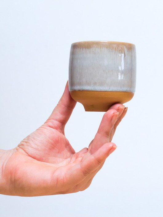 kubki Czarka na stopce (160ml) - słone fale