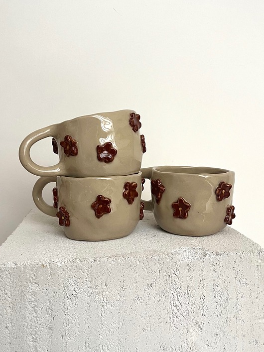 kubki Kubek kwiatki kwiatuszki 200 ml