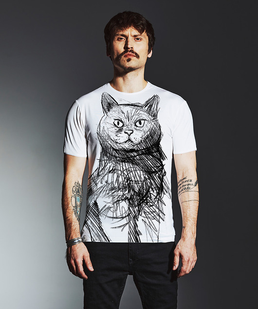 t-shirty męskie British Shorthair Cat Men's T-shirt white