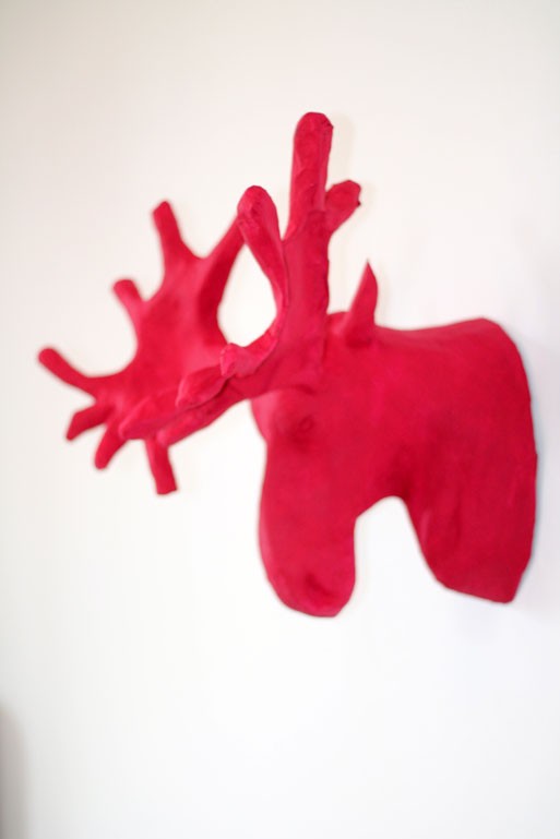 Czerwony ŁOŚ PAPER SCULPTURE
