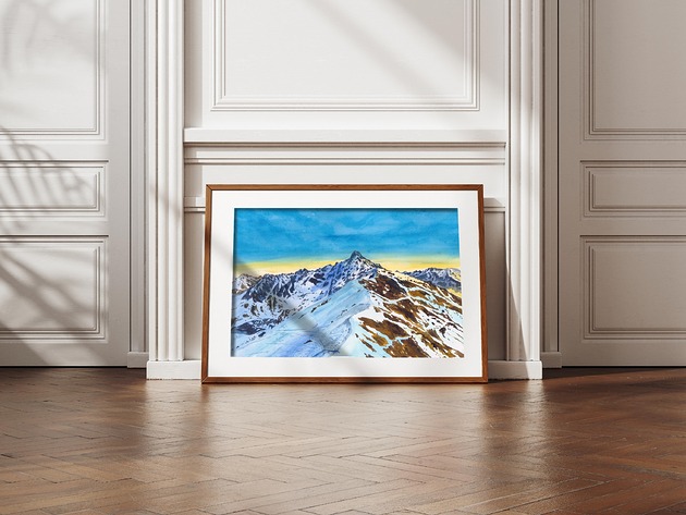 obrazy Tatry Zachodnie  - akwarela A3