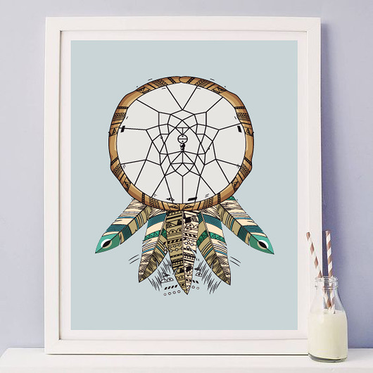 plakat łapacz snów MUKI design