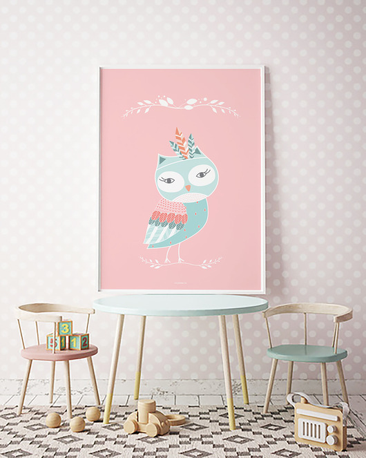 Plakat Sówka COLORMINT