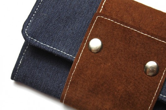 Portfel jeans&leather Zuzia Górska