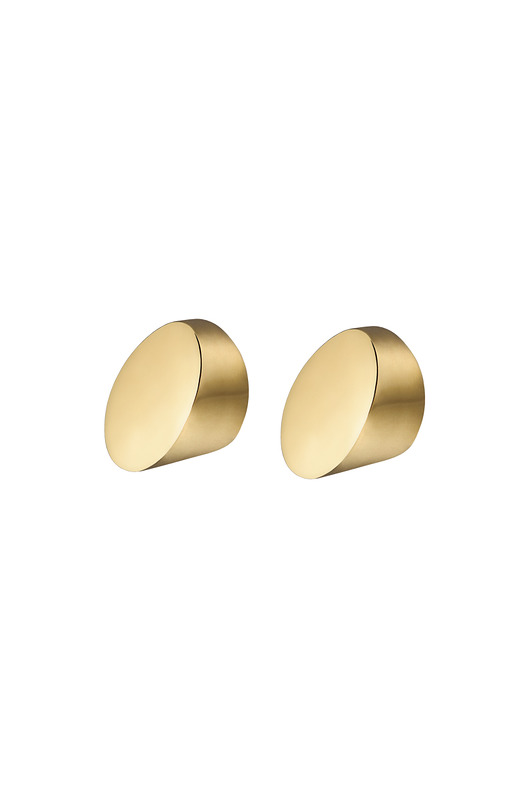 Kolczyki LUNA/złocone/szronione Daria Siwiak Jewellery