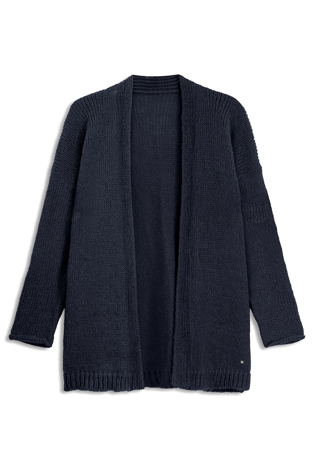 swetry damskie  Alpaka sweter Aurelia - granatowy