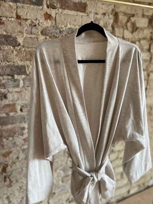 szlafroki damskie Szlafrok narzutka kimono z dresówki