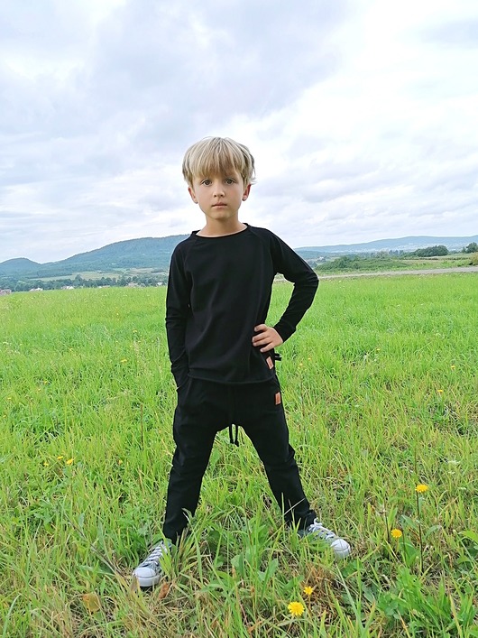 BLUZKA Nori black martababy