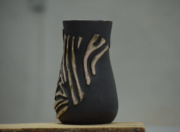 wazony ZEBRA_karafka ceramiczna/ wazon
