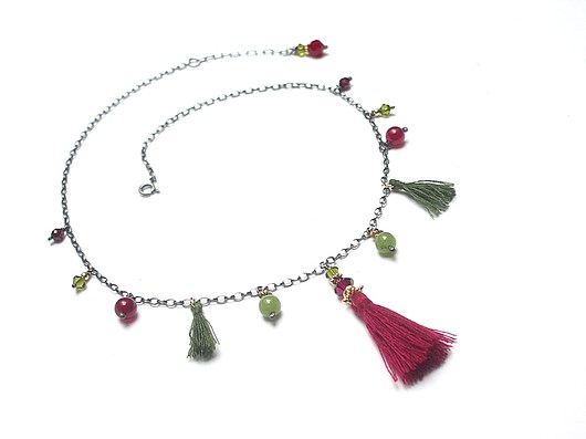 Choker /owocaki /  - naszyjnik Katia i krokodyl