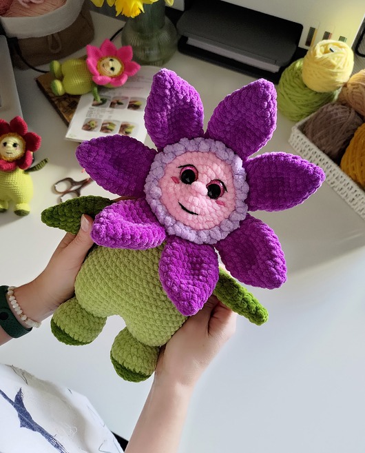 misie i maskotki Duży kwiat pluszowy, Przytulanka dla dziecka, Maskotka na prezent