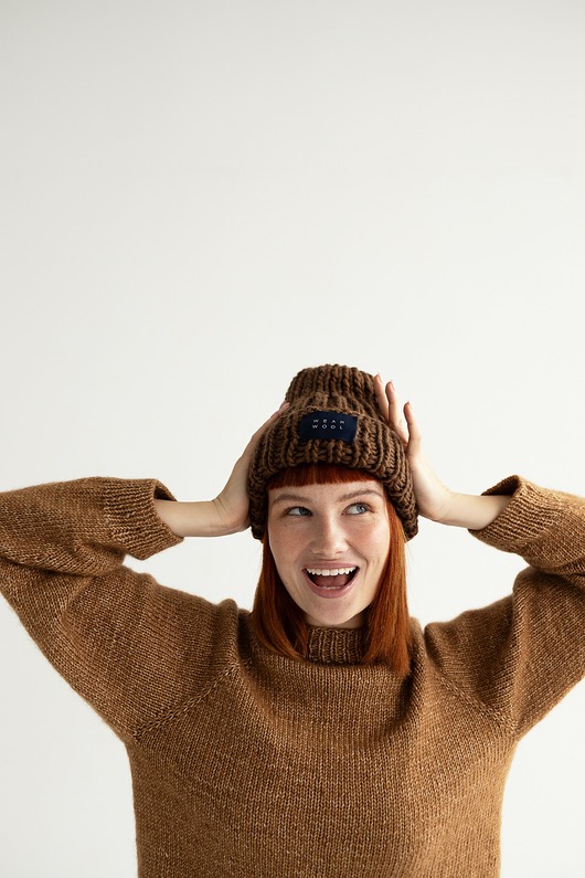 czapki damskie Czapka WEAR WOOL