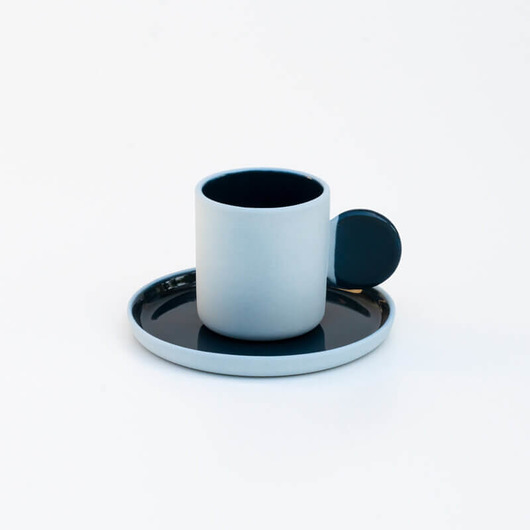 filiżanki Filiżanka do Espresso z talerzykiem/ ocean