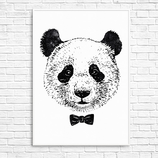 grafiki i ilustracje Pandowe Love