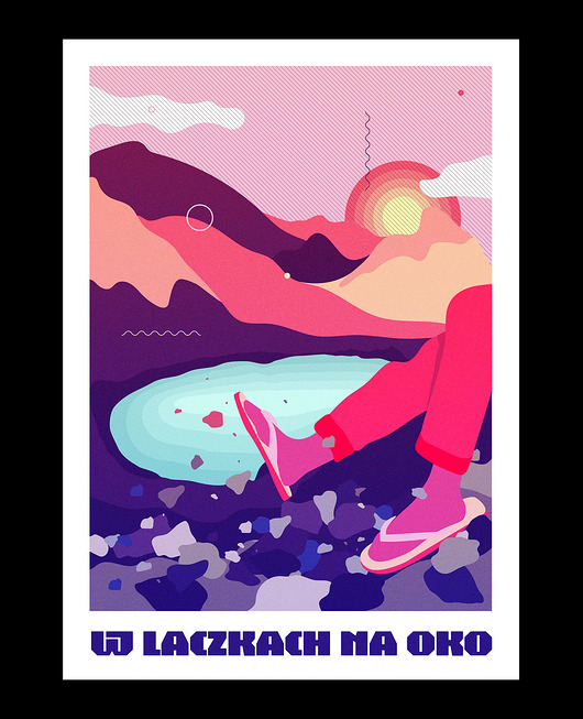 grafiki i ilustracje W laczkach na oko