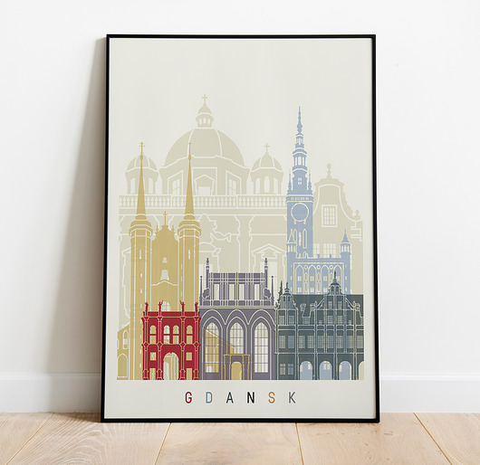 Gdańsk plakat, grafika,obraz Pas De LArt