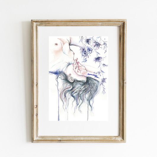 grafiki i ilustracje Melancholia, 21x30 cm