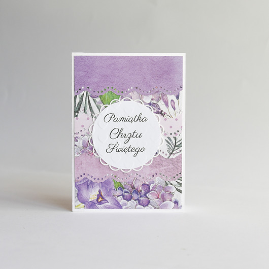 Pamiątka Chrztu świętego patchwork Papiernik
