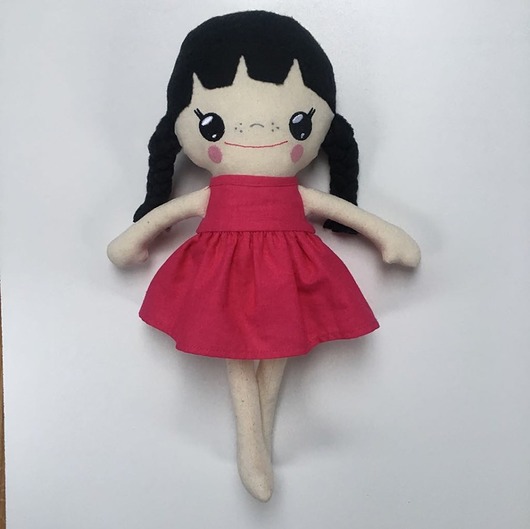 Bawełniana Lalka LALALILA - Poofy Cat MaFee Dolls