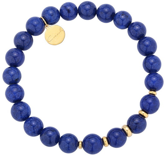 BRANSOLETKA: jadeit + srebro 925 pozłacane Coccola JEWELLERY
