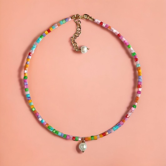 chokery Choker : summer collection : muszla i perły