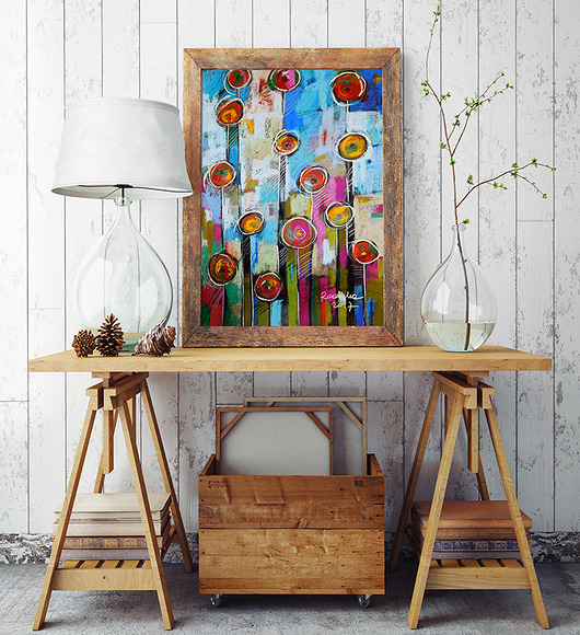 Łąka 22 - plakat 50x70 cm Katarzyna Radzka